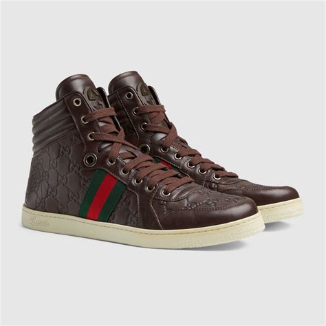 brown gucci sneakers men|gucci espadrilles sneakers.